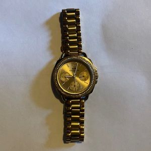 Coach gold watch